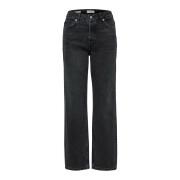 Jeans straight taille haute femme Selected Kate