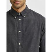 Chemise Selected flannel manches longues slim