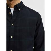 Chemise Selected flannel manches longues slim