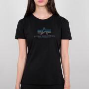 T-shirt femme Alpha Industries New Basic Rainbow Refl. Print
