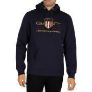 Sweatshirt à capuche Gant Archive Shield