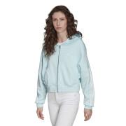 Sweatshirt à capuche décontracté zippé femme adidas Originals Adicolor Classics