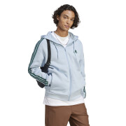 Sweatshirt full zip à capuche molleton adidas Essentials 3-Stripes