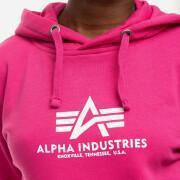 Sweatshirt à capuche femme Alpha Industries New Basic