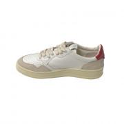 Baskets Autry Medalist LS29 Leather/Suede White/Red