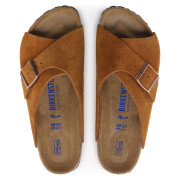 Sandales femme Birkenstock Arosa Soft Footbed Suede Leather