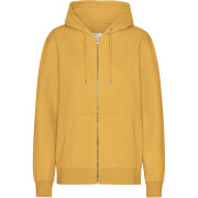 Sweatshirt à capuche zippé Colorful Standard Classic Organic Burned Yellow