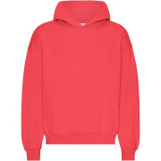 Sweatshirt à capuche oversize Colorful Standard Organic Red Tangerine