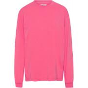 T-shirt manches longues Colorful Standard Organic oversized bubblegum pink