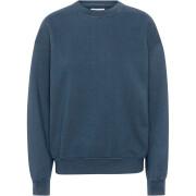 Sweatshirt col rond Colorful Standard Organic oversized petrol blue