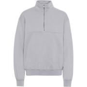 Sweatshirt 1/4 zip Colorful Standard Organic limestone grey