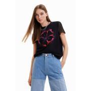 T-shirt manches tulle femme Desigual Arty