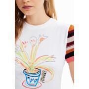 T-shirt rayures maille femme Desigual
