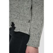 Pullover en maille femme Replay recycled hairy blend