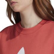 Sweatshirt à capuche femme adidas originals Trefoil Crew