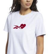 T-shirt femme Reebok Valentine Graphic