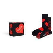 Coffret cadeau de 2 paires de chaussettes Happy Socks I Heart You