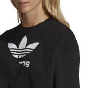 Sweatshirt femme adidas Originals Adicolor Split Trefoil