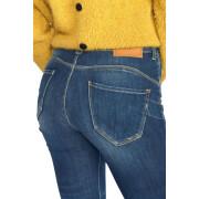 Jeans regular taille haute femme Le Temps des cerises Casal Pulp N°2