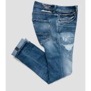 Jeans coupe skinny entrejambe bas Replay johnfrus broken edge