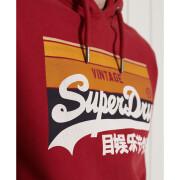 Sweat à capuche à rayures Superdry Vintage Logo Cali
