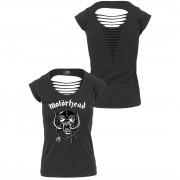 T-shirt femme Urban Classic motörhead logo cutted ba