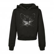 Sweatshirt à capuche enfant Mister Tee black cat