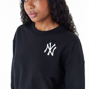 Sweatshirt crop femme New York Yankees MLB