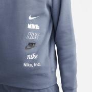 Sweatshirt col rond Nike Club + BB Mlogo