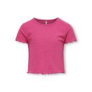 T-shirt col rond fille Only Nella