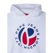Sweatshirt à capuche fille Pepe Jeans Garnet