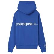 Sweatshirt à capuche oversized femme Sixth June Basic Printed