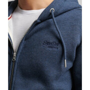 Sweatshirt à capuche zippé à logo Superdry Essential