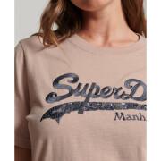 T-shirt fantaisie femme Superdry Graphic Logo