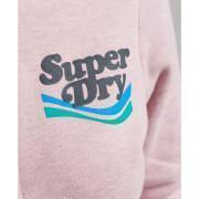 Sweatshirt à capuche zippé femme Superdry Vintage Cooper Nostalgic