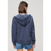 Sweatshirt à capuche zippé à logo femme Superdry Essential