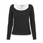 T-shirt femme Urban Classic two-colored longleeve