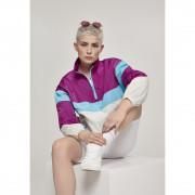 Parka femme Urban Classic 3-tone tand up collar pull over