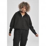 Sweatshirt femme Urban Classic oversized raglan zip