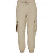 Pantalon cargo femme Urban Classics high waist crinkle (Grandes tailles)