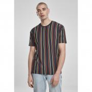 T-shirt Urban Classics printed oversized retro stripe (grandes tailles)