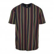T-shirt Urban Classics printed oversized retro stripe (grandes tailles)