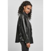 Chemise femme Urban Classics faux leather over