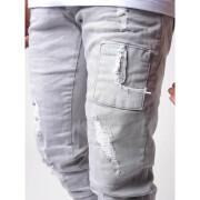 Jeans skinny avec empiècements style patch Project X Paris