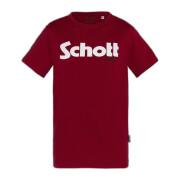 T-shirt manches courtes grand logo Schott
