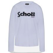 T-shirt manches longues enfant Schott