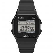 Montre Timex T80 34 mm Bracelet extensible en acier inoxydable