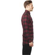 Chemise Urban Classics long checked flanell