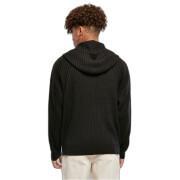 Sweatshirt à capuche zippé en tricot Urban Classics