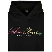 Sweatshirt à capuche femme Urban Classics Oversized Rainbow GT